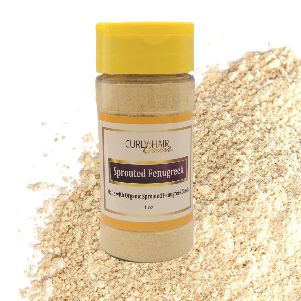 Organic Sprouted Fenugreek Powder Curlyhaircrisis